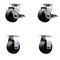 Service Caster Tool Box Caster Wheel Set 4'' Glass Filled Nylon Swivel Casters, 4PK TOOL-SCC-20S420-GFNR-TLB-2-R-2 - alternate 1